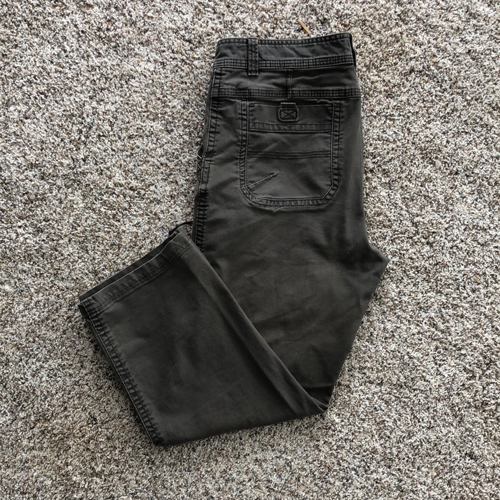 G.H. Bass & Co. Hard Service Cotton Work Pants 36x34 Green
